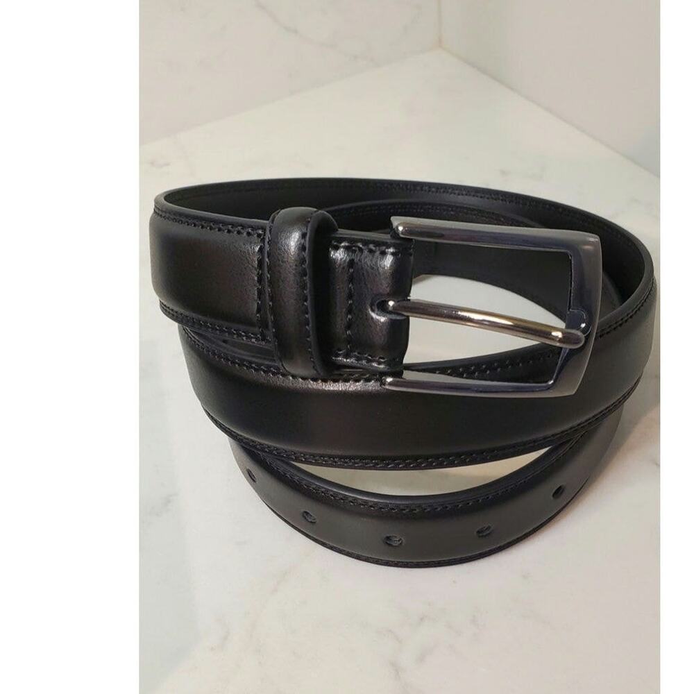 NIB Milorde -Men's Black Genuine  Leather Belt Size 36